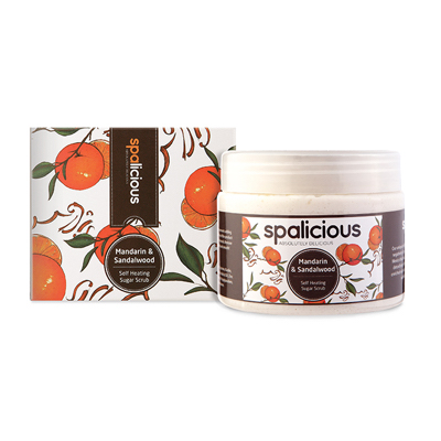 Mandarin & Sandalwood Self Heating Scrub 350ml - OLD