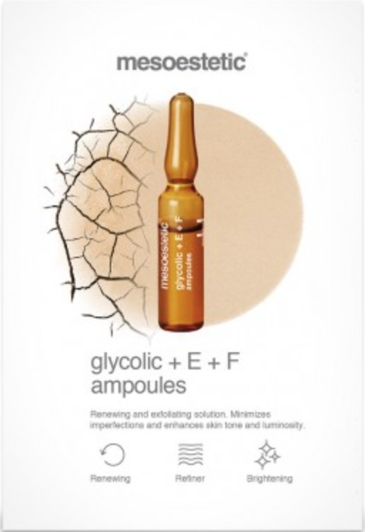 Glycolic acid & vitamin E + F Ampoules 10 x 2ml