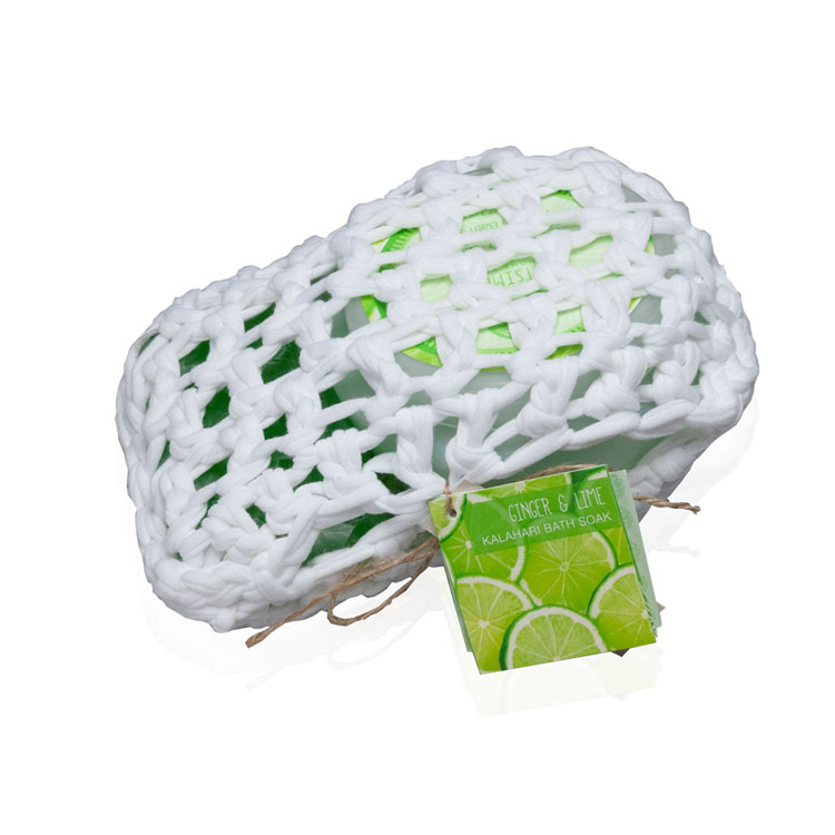 GINGER & LIME – LOOFAH BAG GIFT SET