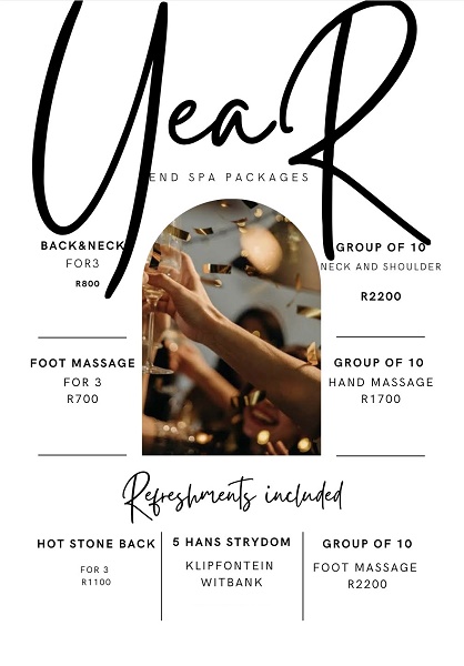 Year End SPECIALS valid for December 2023!